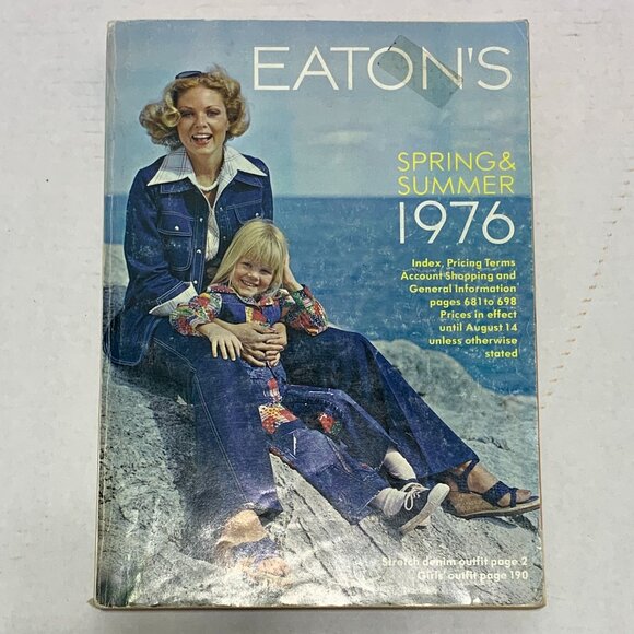 Eaton's Spring Summer 1976 Catalog Vintage Book - Picture 1 of 7